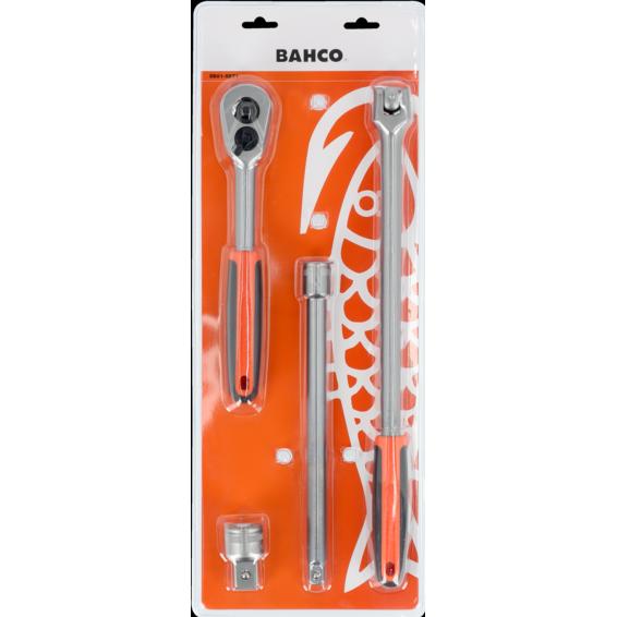 Irimo, Ratsche, 1/2 Knarren-Satz mit Zubehör - 4-teilig (1/2")