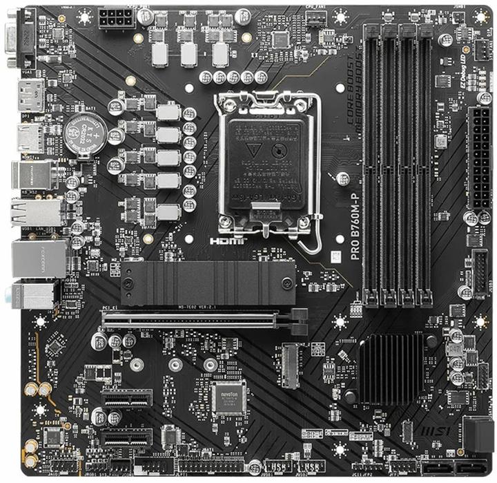 MSI PRO B760M-P (LGA 1700, Intel B760, mATX)
