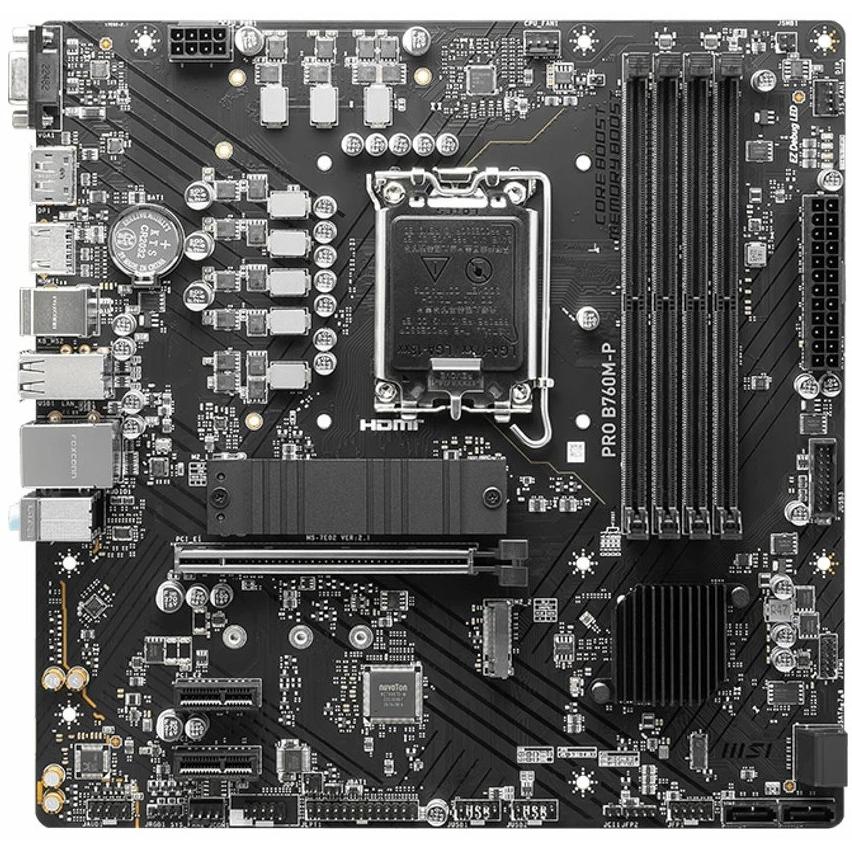MSI PRO B760M-P (LGA 1700, Intel B760, mATX), Mainboard