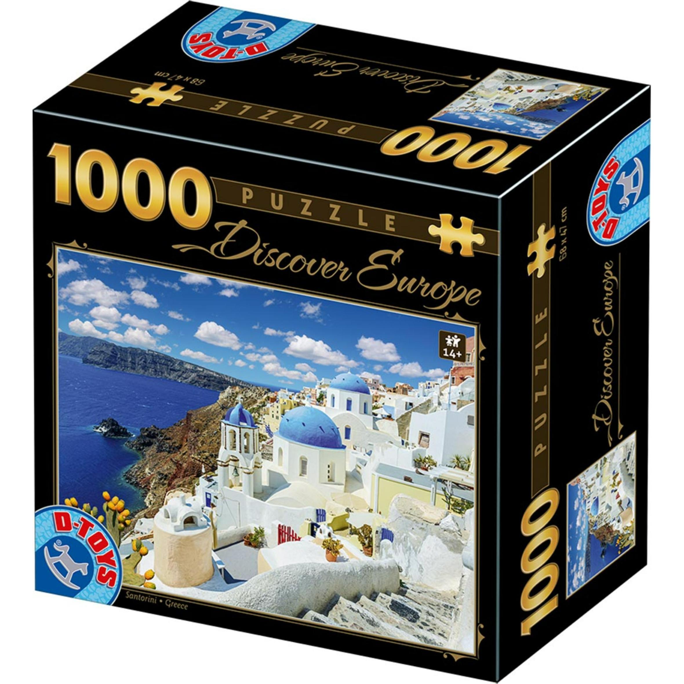 D-Toys Puzzle 1000 pieces - Santorini, Greece (1000 Teile)