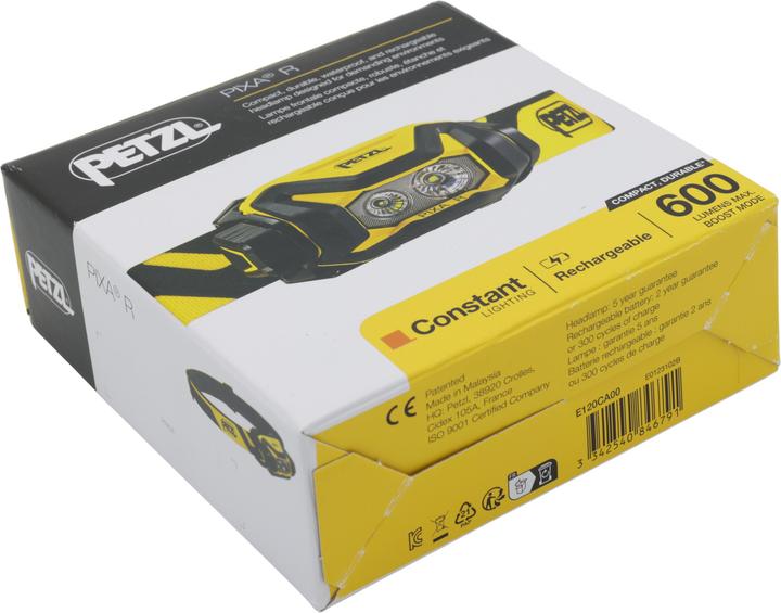 Actual product image Petzl E120CA00 Headlamp PIXA R black/yellow (600 lm)