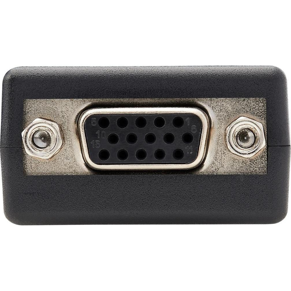 Thumbnail - Eaton DisplayPort to VGA Active Adapter Video Converter M/F 6inch 15.24cm (VGA, 15.20 cm), Data + Video Adapter, Schwarz