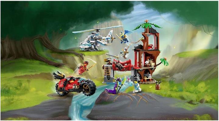 Actual product image LEGO Showdown am Baumhaus mit dem Ninja-Bike