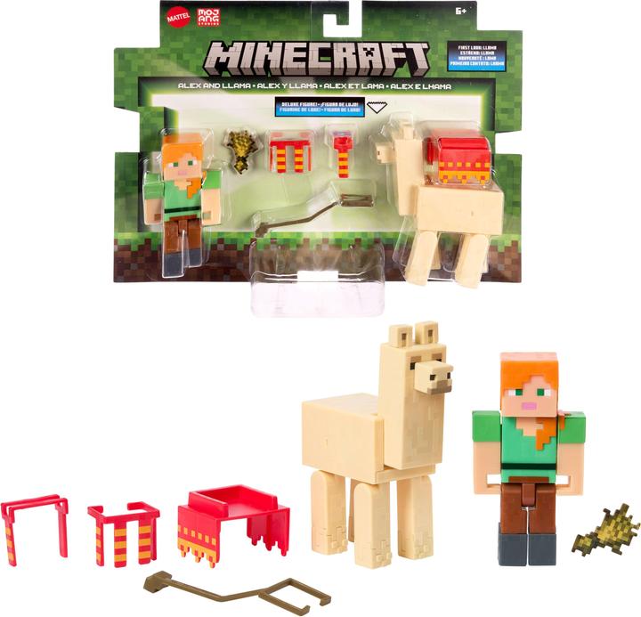 Produktbild Mattel Minecraft Basic Figuren 2er-Pack JCN51