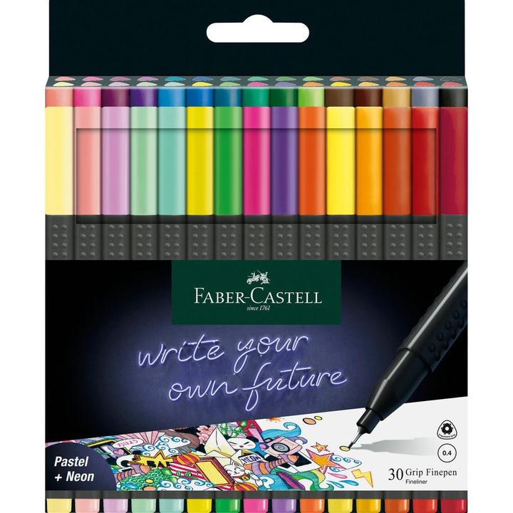 Productafbeelding Faber-Castell GRIP - Finepen (Assortiment, 30 x)