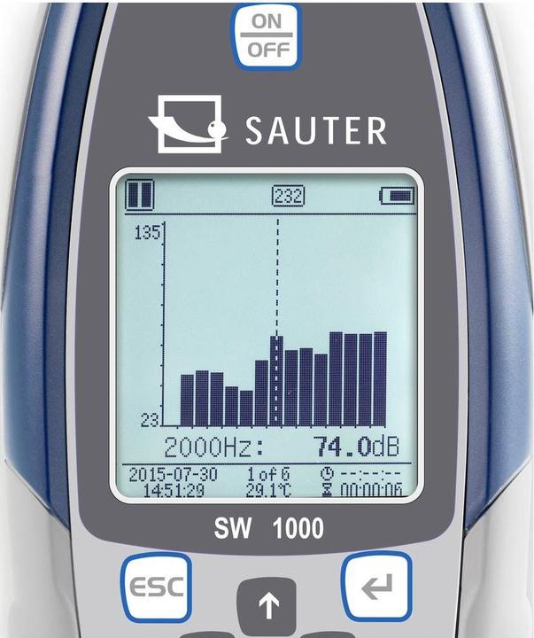 Actual product image Sauter Sound level meter