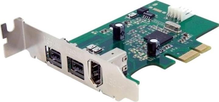 Actual product image StarTech 3 Port Low Profile PCIe FireWire Adapter