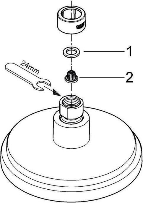Produktbild Grohe Rainshower C 160 (4 Strahlarten)