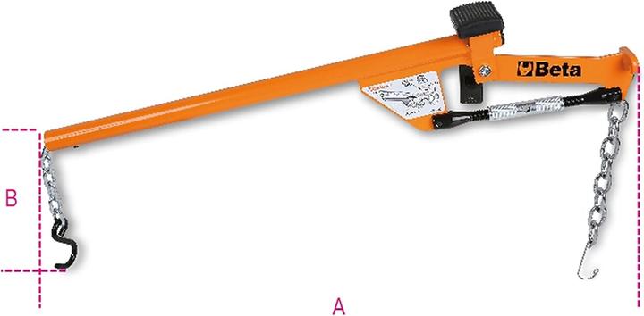 Actual product image BETA Lever for removing wishbones and shock absorbers