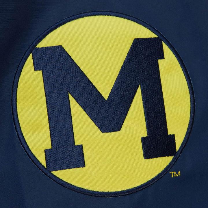 Produktbild Mitchell & Ness M&N Exploded Logo Warm Up Jacke University of Michigan - S (S)