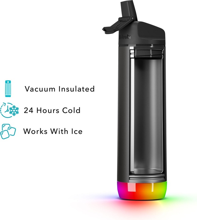 Actual product image HidrateSpark Hidrate Spark Steel 21 oz. Straw Lava Bottle - LIMITED EDITION (0.62 l)