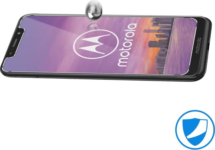 Actual product image Avizar Crystal clear film, glass screen protector (2 pcs., Motorola One)