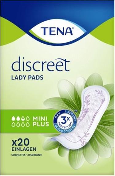 Produktbild Tena Lady Discreet Mini Plus (20x, Mini)