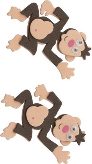 Produktbild Glorex Moosgummi Sticker 12 St. Afrika 1, selbstklebend