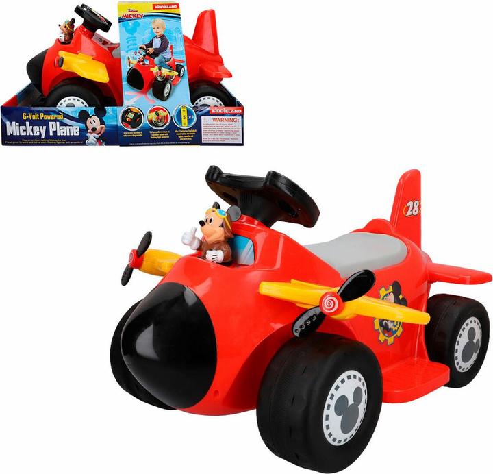 Immagine prodotto Mickey Mouse Auto elettrica per bambini a batteria aeroplano 6 V (6 V)