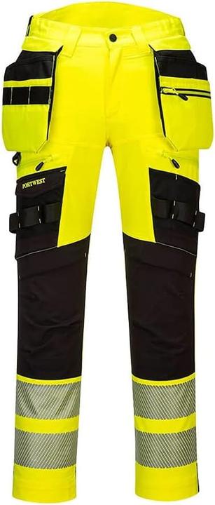 Portwest DX4 Hi Vis Pants with Removable Holster Pockets