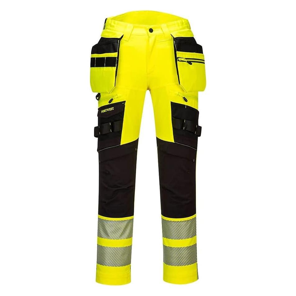 Portwest, Werkbroek, Pantaloni DX4 Alta Visibilità Con Tasche Portaoggetti Rimovibili (34)