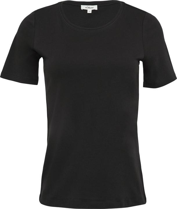 Produktbild S.Oliver T-Shirt T-Shirt aus Interlockjersey im Slim Fit (44)