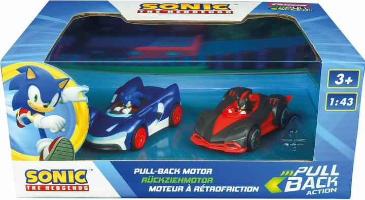 Carrera Auto Team Sonic Racing - Sonic vs. Shadow dubbelpakket terugtrekken