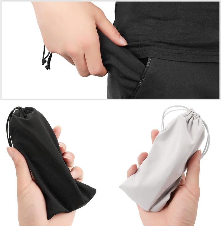 Produktbild Only-Bags.Store Mikrofaser Brillenetuis Sonnenbrillentaschen 6 Stück, Slip in Brillen Sonnenbrillentaschen