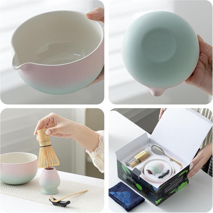 Produktbild Teanagoo 7-teiliges Matcha Tee-Zubehörset mit Schale und Besen