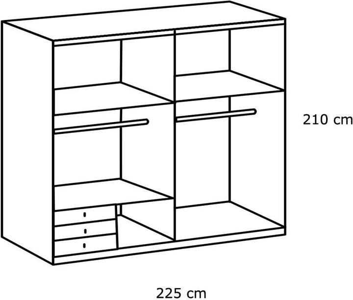 Actual product image Wimex Seattle (225 x 64 x 208 cm)