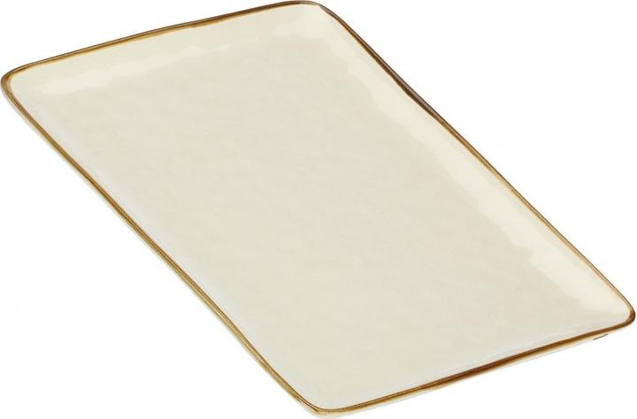 Actual product image No Name Concerto Avorio Rectangular tray - Ivory 36 x 26 5 cm