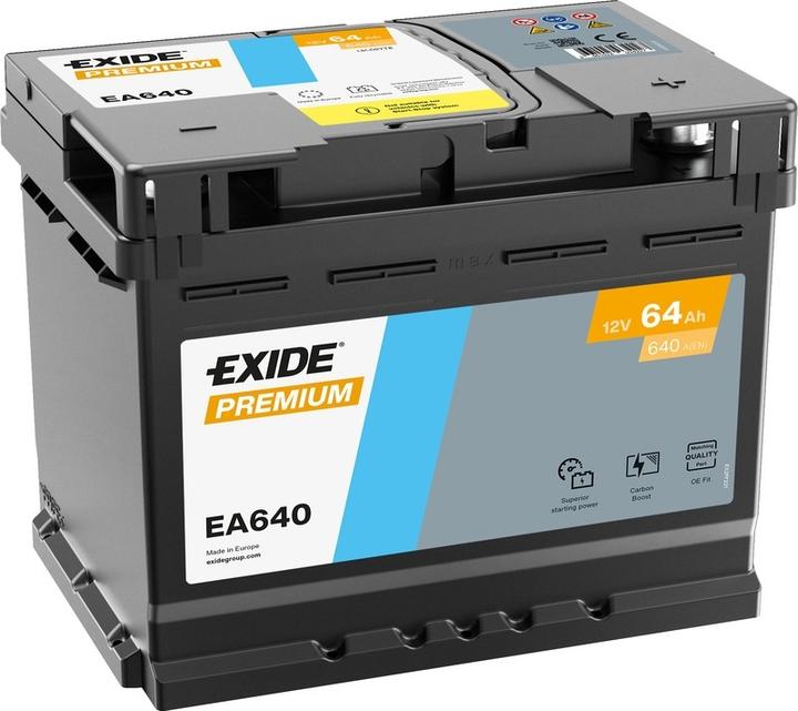 Produktbild Exide Premium Carbon Boost EA640 (12 V, 64 Ah, 640 A)
