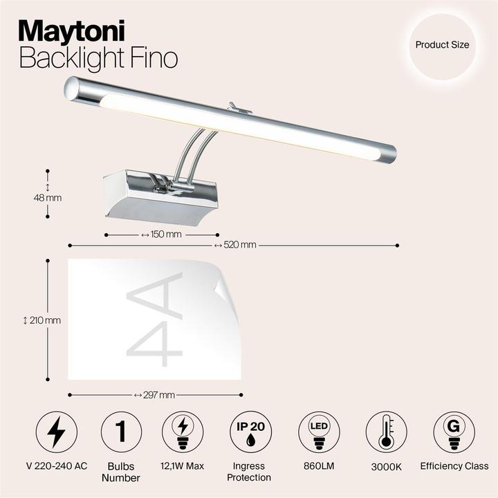 Produktbild Maytoni Fino (860 lm)