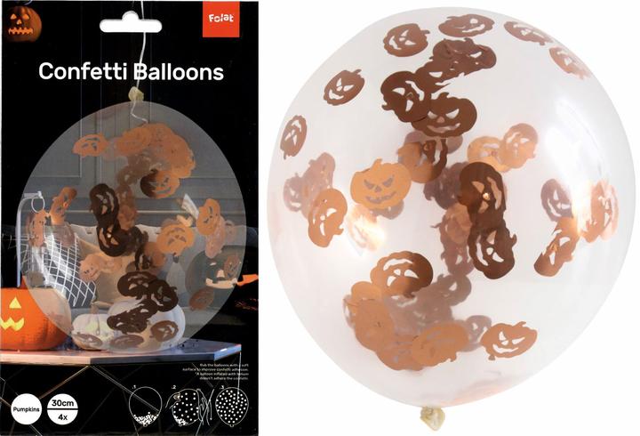 Produktbild Folat Konfettiballon 4 Stk. 30cm (4x)