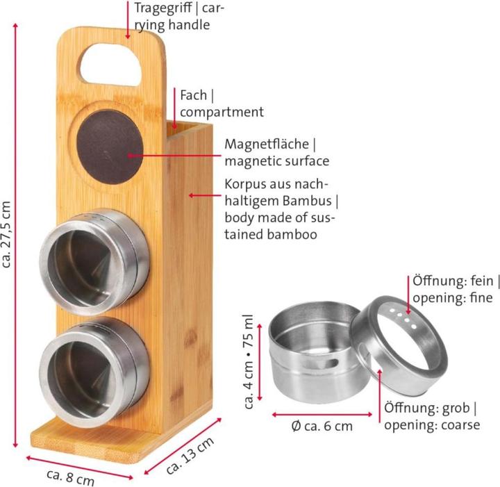 Actual product image Westmark Spice and utensil holder