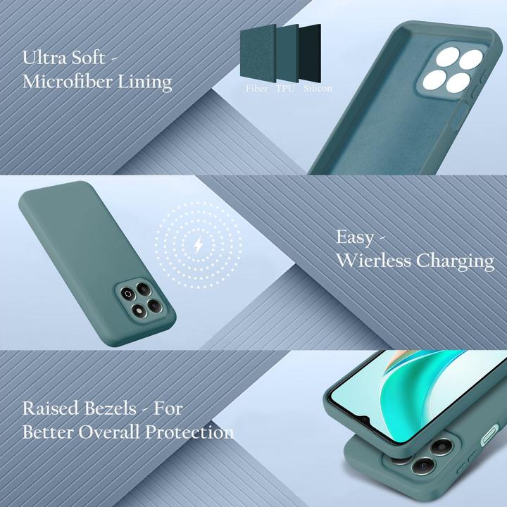 Image du produit Cadorabo Coque pour Honor X6b TPU Liquid Silicone Case (Honor X6)