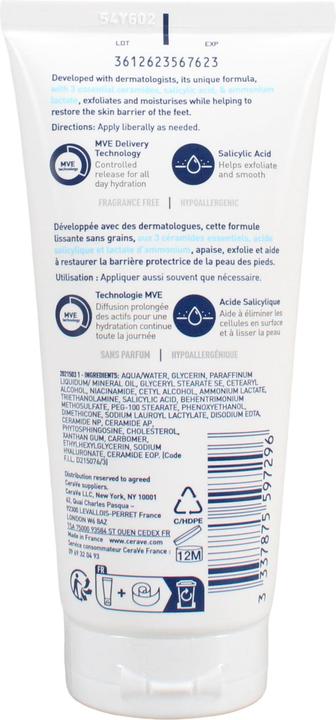Produktbild CeraVe SA Regenerierende Fusscreme (Fusscrème & Fussgel, 88 ml)