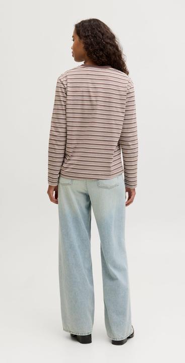Actual product image JJXX Jxsophia Boxy Ls Stripe Tee Jrs Ln (L)
