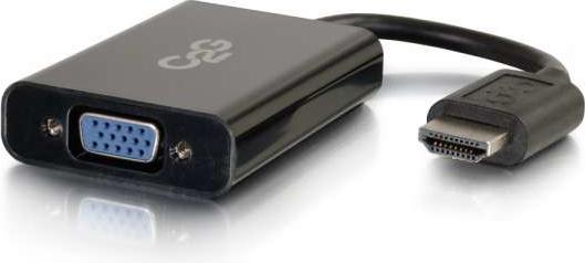 Image du produit C2G Dongle convertisseur HDMI vers VGA et audio stéréo (HDMI, VGA, 20 cm)