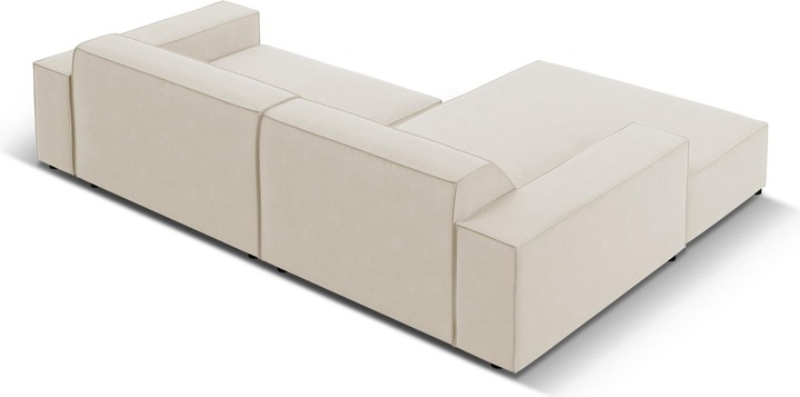 Actual product image Micadoni Velvet Modular Left Corner Sofa, "Jodie", 3 Seats, 224x166x70Made in Europe (Corner sofa)