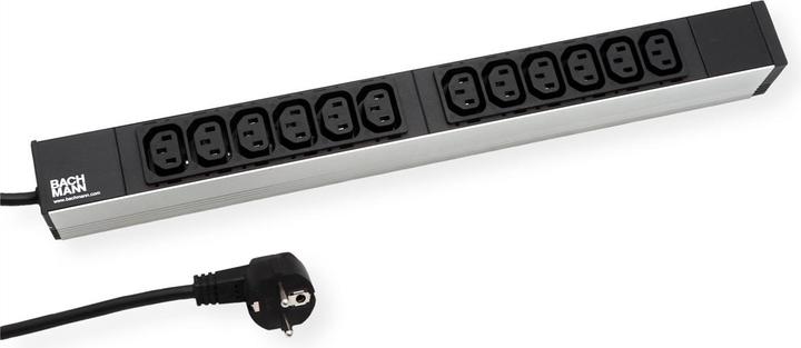 Image du produit Bachmann IT PDU 19 inch 1U 12xC13 black
