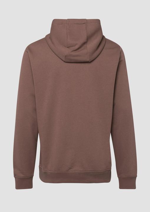 Produktbild s.Oliver Sweatshirt Kapuzenpullover aus Baumwollmix mit Logo-Print (S)