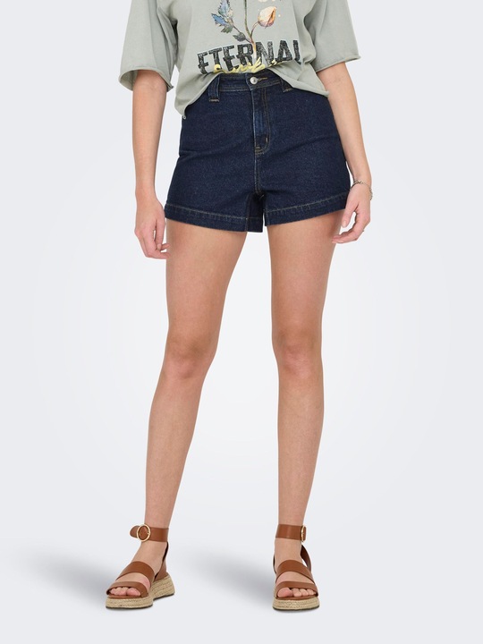 Produktbild Only ONLPARIS Hohe Taille Normal geschnitten Jeans-Shorts Jeans-Shorts (M)