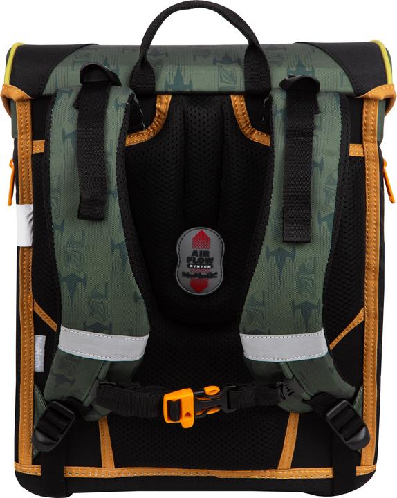 Actual product image Coolpack Satchel fabric green, orange