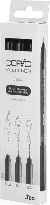 Image du produit Copic Multiliner (Noir, 3 x)