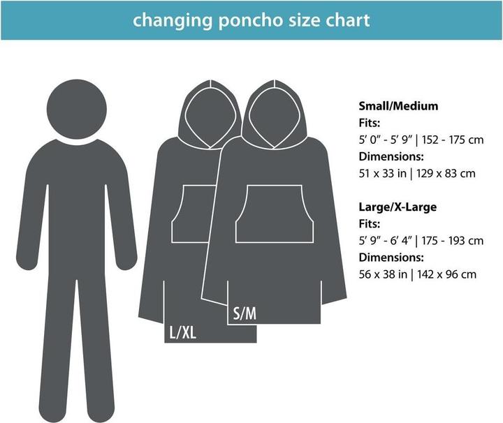 Produktbild Pack Towl PackTowl Changing Poncho Riso Wave L/XL