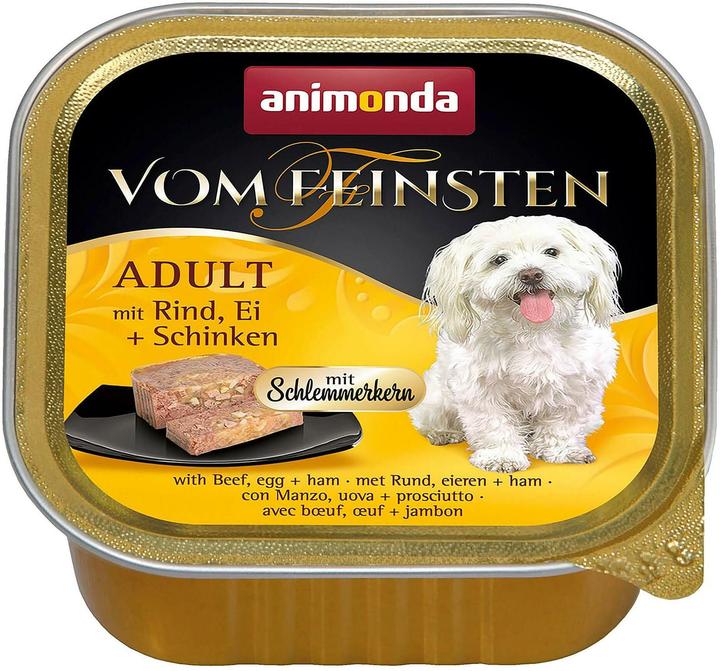 animonda Vom Feinsten Gourmet core with Beef egg + ham Egg Rind Schinken Adult 150 g (Adult, 1 Stk., 150 g)