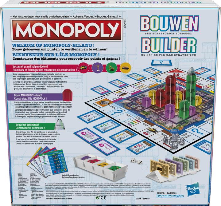 Actual product image Monopoly Builder (French)