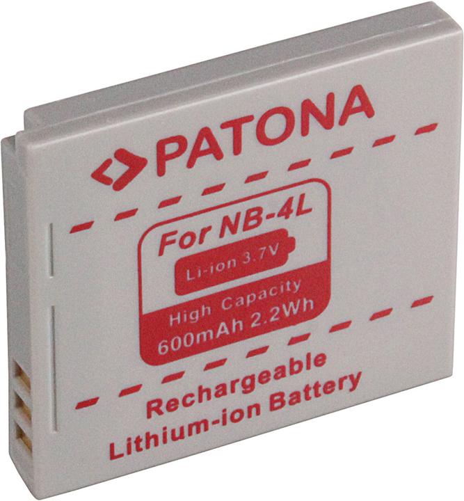 Actual product image Patona NB-4L (Camera battery)