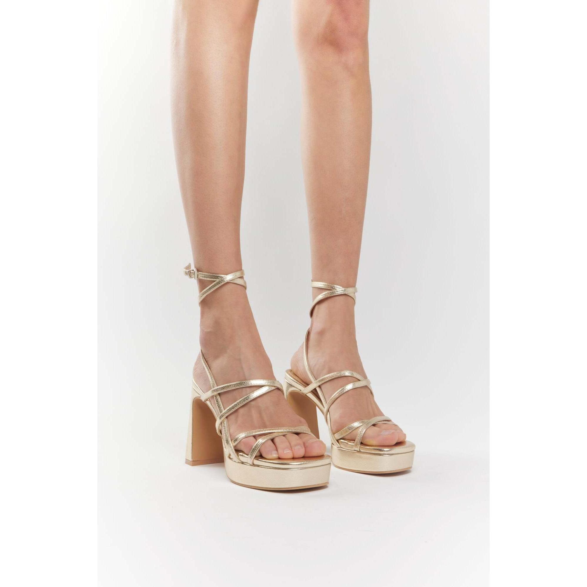 Thumbnail - Mim Shoes, Damen, Sandalen, sandalen für en nori, Gold, (37)
