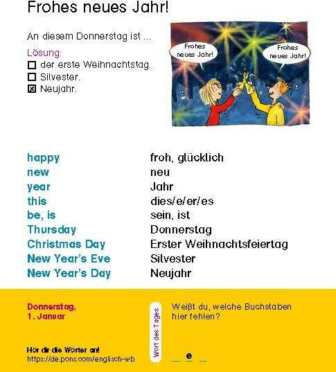 Produktbild Langenscheidt Kinderkalender Englisch 2026 (12.5 x 16 cm)