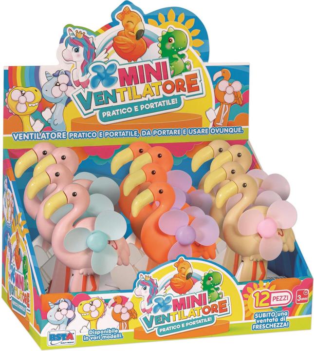 Image du produit Rs Toys Mini Ventilatore Fenicottero 3 Colori Ass. In Display 12 Pz