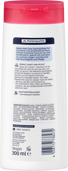 Produktbild dm Balea MED Urea 2in1 Dusche (300 ml)