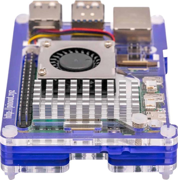 Image du produit Raspberry Pi Pibow case pour 5 (ventilateur non inclus) - Violet